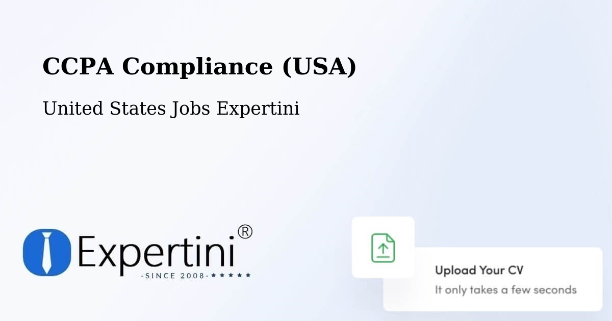 CCPA Privacy Rights & Compliance Notice – Bellbrook - United States Jobs Expertini